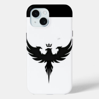 "iPhone 15 White & Eagle Design Hoesje - Vet en El