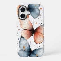 Aquarelle Whimsy Vol Coque de papillon artistique