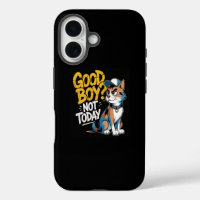 Bonne Fille Pas Aujourd'hui Drôle Chat coque iPhon
