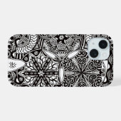 iPhone 16 Case "Golden Nebulae" (monochrome) (Verso Horizontal)