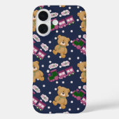 Iphone 16 Choo choo train bear case (Achterkant)