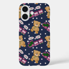 Iphone 16 Choo choo train bear case