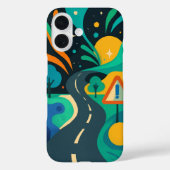 iPhone 16 Coque Abstrait" (Verso)