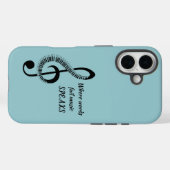 iPhone 16 Coque Apple avec note musicale (Verso (horizontal))