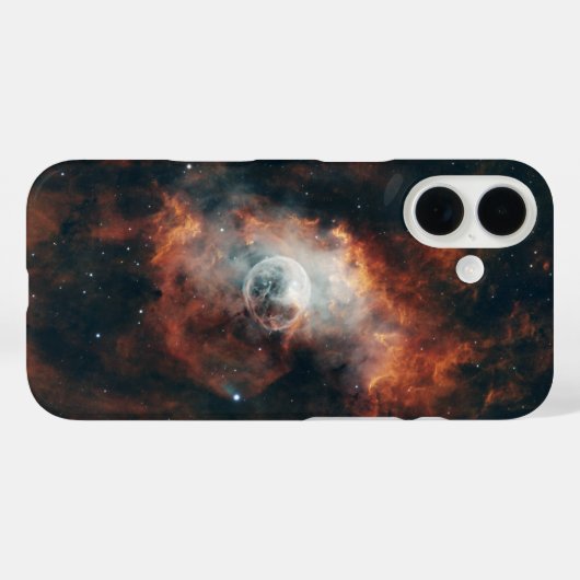 iPhone 16 Coque avec Bubble Nebula (Verso (horizontal))