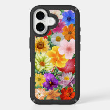 Iphone 16 Coque Avec Fleurs