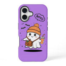 Coque de téléphone Cute Boo Ghost Girly pour iPhon