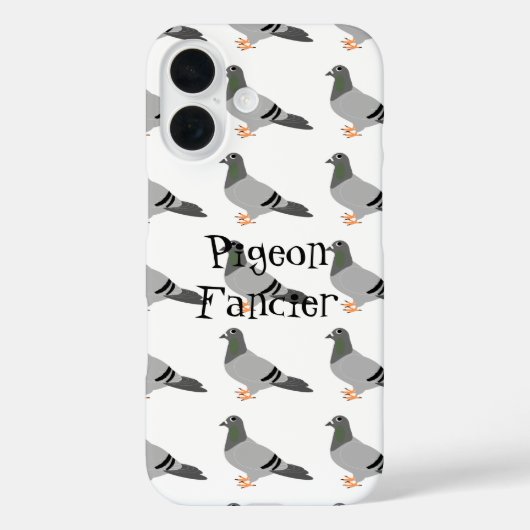 iPhone 16 Coque Pigeon Design (Verso)