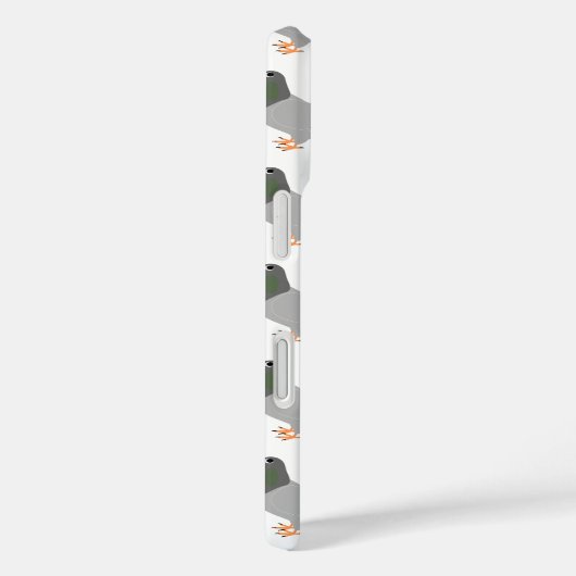 iPhone 16 Coque Pigeon Design (Verso / Droite)
