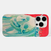 iphone 16 coque Red Fury art original (Verso (horizontal))