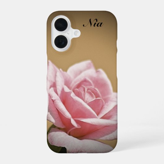 iPhone 16 Coque rose rose personnalisé-Coque MateiPhone (Verso)