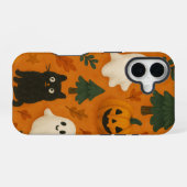 iPhone 16 Ghosts et Coque mobile Citrouille (Verso Horizontal)