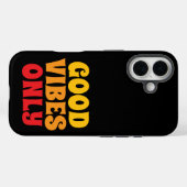 iPhone 16 hoesje alleen goede vibes (Achterkant (horizontaal))