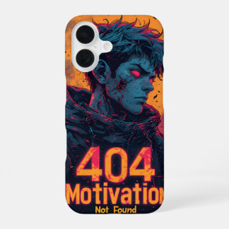 iPhone 16 Motivation 404 Coque - Bold Men’s Design