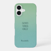 iPhone 16 Ombre Green Personnaliser le devis et le Coque iph (Verso)