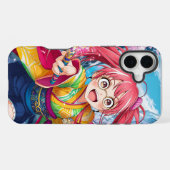 iPhone 16 Plus Conception de coque de téléphone de personnage d'a (Verso Horizontal)