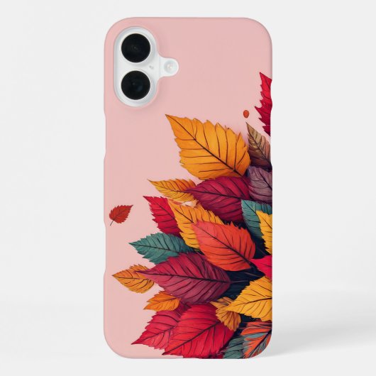 iPhone 16 Plus Coque artistique inspiré d'automne (Verso)