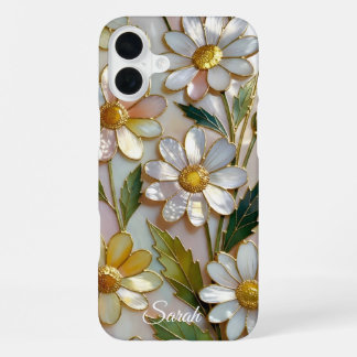 iPhone 16 Plus Coque de téléphone personnalisée Fleur de Margueri