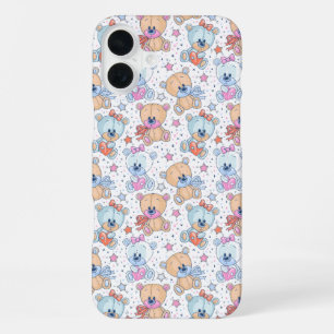 iPhone 16 Plus Motif d'ours en peluche mignon pour coque d'iPhone