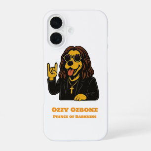 iPhone 16 Prince de l'aboiement Rock Funny Coque de téléphon