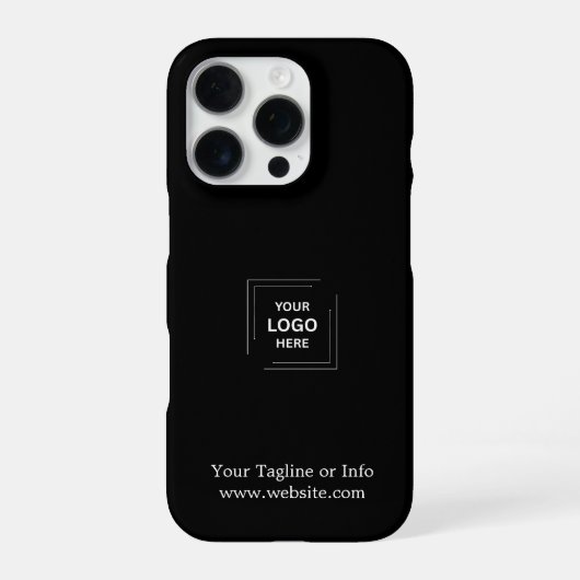 iPhone 16 Pro Conception de coque d'iPhone minimale avec logo d' (Verso)