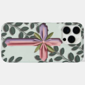 iPhone 16 Pro Coque avec Christian Cross Ai design (Verso (horizontal))