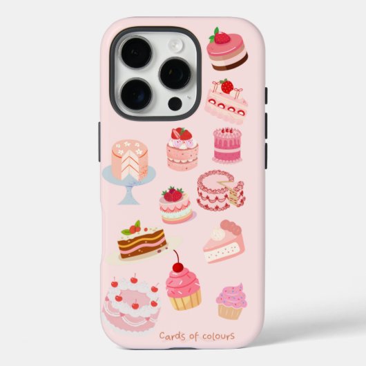 iPhone 16 pro coque cake design (Verso)