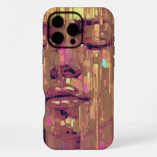 iPhone 16 Pro Max Abstracte Hoesje Kunst (Achterkant)