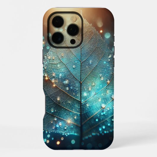 iPhone 16 Pro Max Conception de coque de téléphone avec feuille tran (Verso)