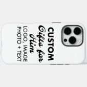 iPhone 16 Pro Max Coque dur personnalisé (Verso (horizontal))