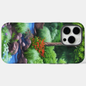 iPhone 16 Pro Max Coque Forest Scène (Verso (horizontal))