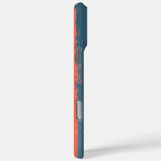 iPhone 16 Pro Max Coque - motif rayé (Verso / Droite)