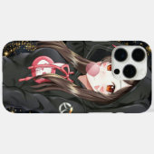 iPhone 16 Pro Max Coque noir, fille, Anime (Verso (horizontal))