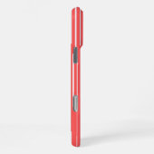 iPhone 16 Pro Max Coque rouge chic : Minimalisme vif (Côté droit)