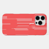 iPhone 16 Pro Max Coque rouge chic : Minimalisme vif (Verso Horizontal)