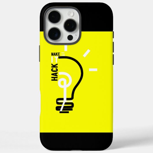 iPhone 16 Pro Max Hoesjes Hack it Make it V1 (Achterkant)