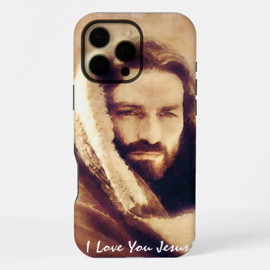 iPhone 16 Pro Max Jésus Coque (Verso)