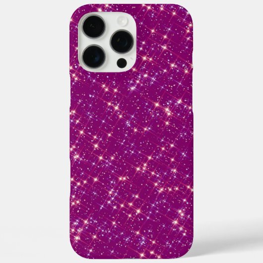 iPhone 16 Pro max roze glittery hoesje ( alle iPho (Achterkant)