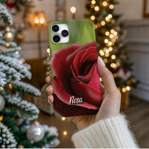 iPhone 16 Pro Rose haute définition en pleine floraison - Coque