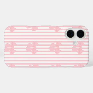 iPhone 16 roze strik ontwerp Hoesje
