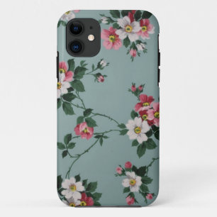 iPhone 5/5s Blue  Floral iPhone 11 Hoesje