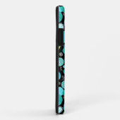 iPhone 5/5s Coque : Blue Moons Motif (Dos/Droite)