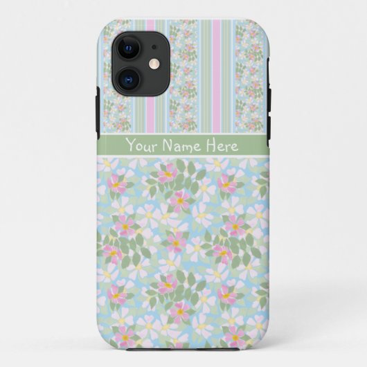 iPhone 5/5s Coque-Mate Coque Dogroses roses, Strip (Dos)
