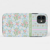 iPhone 5/5s Coque-Mate Coque Dogroses roses, Strip (Dos (Horizontal))