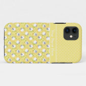 iPhone 5/5s Coque-Mate Coque : Jaune, Mouton de ba (Dos (Horizontal))