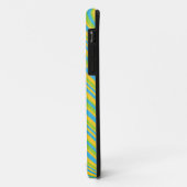 iPhone 5/5s Coque : Turquoise, Jaune, Vert (Dos/Gauche)
