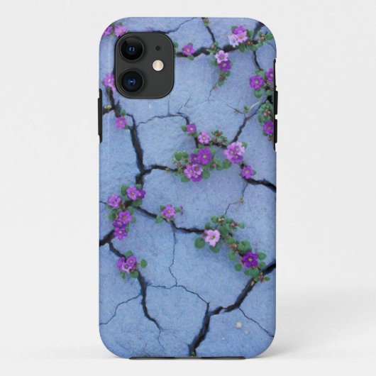 Iphone 5/5S hoesje prachtige paarse ventilatortapi (Achterkant)