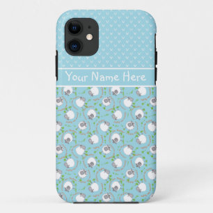 iPhone 5/5s Xtreme Coque Blue Fun Sheep Motifs