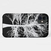 iPhone 5 à peine Coque blanc sur noir (Dos (Horizontal))