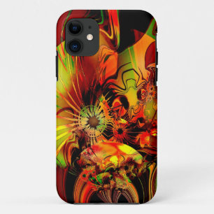 iPhone 5 Abstract geel groen goud iPhone 11 Hoesje